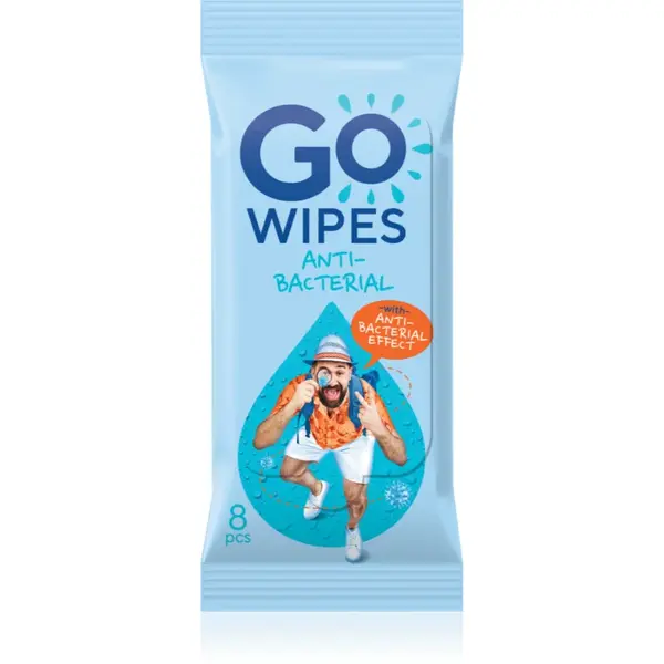 GoWipes Anti-Bacterial Effect Servetele umede cu efect revigorant cu efect antibacterian 10x8 buc
