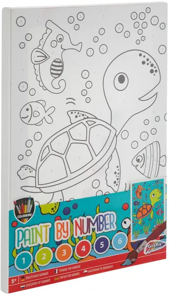 Grafix Paint by Numbers Set - Țestoasă