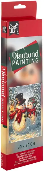 Grafix Pictură cu mărgele - Omul de zăpadă, 30 х 30 cm