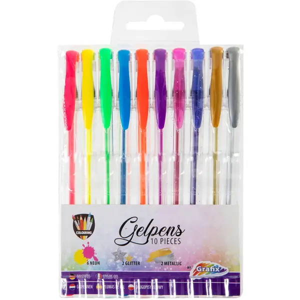 Grafix Set 10 pixuri cu gel