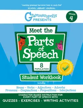 Grammaropolis: The Parts of Speech Workbook, Grade 4, Paperback/Coert Voorhees