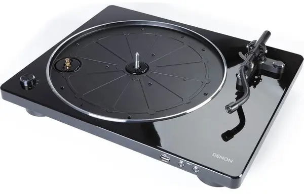 Gramofon Denon - DP-450USB, semi-automat, negru