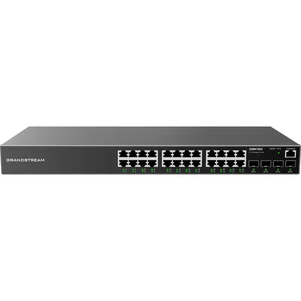 Grandstream GRS SWT 24xGbE RJ45 4xSFP GWN7803