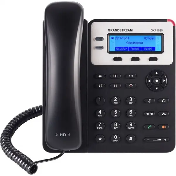 Grandstream Telefon fix, Grandstream, IP GXP 1625 HD, Negru/Alb