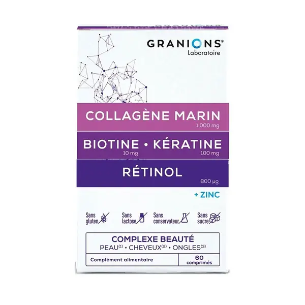 Granions Complexe Beaute – Piele, Par, Unghii 60 comprimate