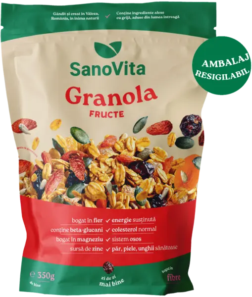 Granola cu fructe, 350g, SanoVita