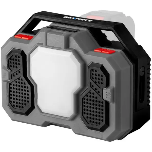 Graphite Radio fara fir, Graphite, 18V, Display LCD, Negru