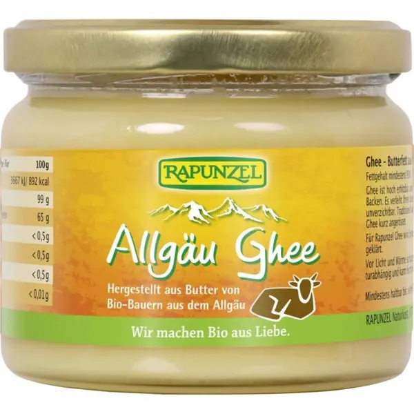 Grasime din unt Allgau ghee, eco - 250 g