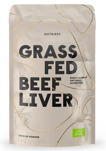 Grass Fed Beef Liver, 135 g, Nutriest