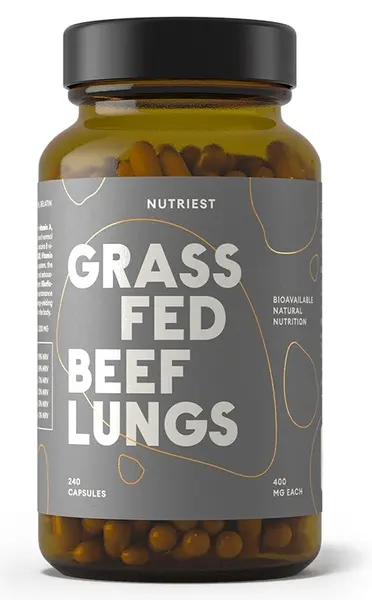 Grass Fed Beef Lungs, 240 capsule, Nutriest