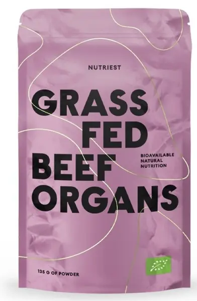 Grass Fed Beef Organs, 135 g, Nutriest