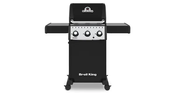 Gratar CROWN 310 (2022) BROIL KING lungime 118,1 latime 58.4 inaltime 116.8 negru cu gri