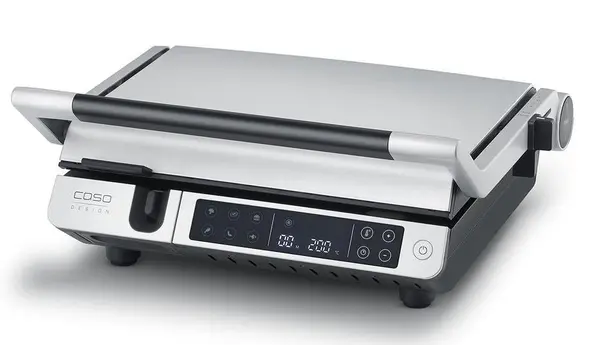 Grătar de contact Caso – SteakMaster Pro, 2000W, inox/negru