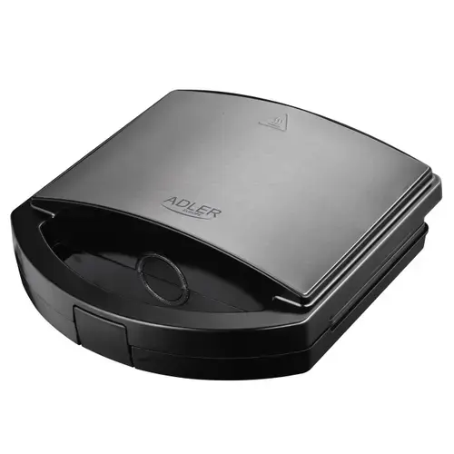 Gratar electric Adler AD 3068, 1000 W, Maner rece, Depozitare cablu (Negru)