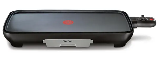 Gratar electric Tefal - CB503813, 2000W, antiaderent, plat, negru