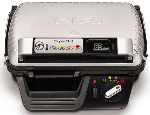Gratar electric Tefal Supergrill Timer GC451B12, 2000W
