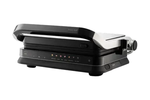 Gratar electric VIVAX SM-2100S GB, 2100 W, placi anti-aderente 33x24.4 cm, control digital LED (Negru)