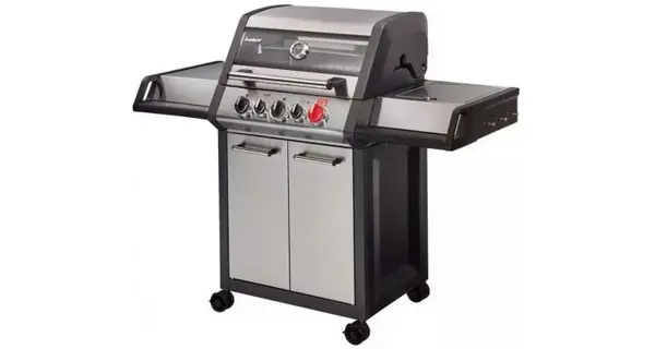 Gratar pe gaz, 3 arzatoare inox, arzator infrarosu, grile fonta, Enders Monroe Pro 3 SIK Turbo 837633