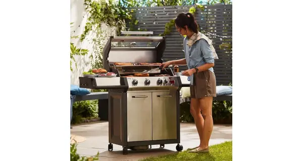 Gratar pe gaz, 4 arzatoare inox, arzator infrarosu, grile fonta, Enders Monroe Pro 4 SIK Turbo 837833