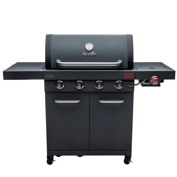 Gratar pe gaz Char-Broil Professional Power Edition 4, grile si plita din fonta, sear burner, TRU-Infrared 140985