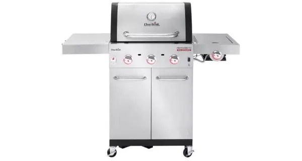 Gratar pe gaz din inox Char-Broil Professional Pro S 3, grile din fonta, sear burner, TRU-Infrared 140920