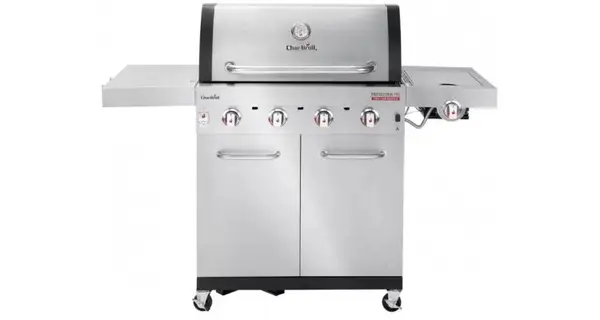 Gratar pe gaz din inox Char-Broil Professional Pro S 4, grile din fonta, sear burner, TRU-Infrared 140921