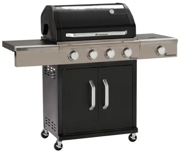 Grătar pe gaz Landmann - Triton PTS 4.1, 15 kW, 4+1 arzătoare