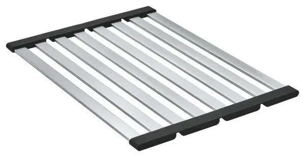 Gratar pliabil Grohe, Multifunction grid 490, 490 x 350mm, otel inoxidabil, pentru chiuveta bucatarie, stainless steel, inox satinat