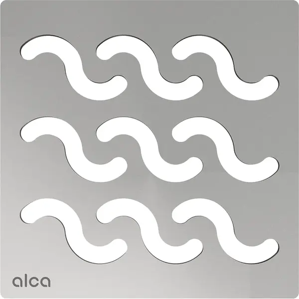 Gratar sifon pardoseala din otel inoxidabil 102x102 mm Alcadrain MPV002