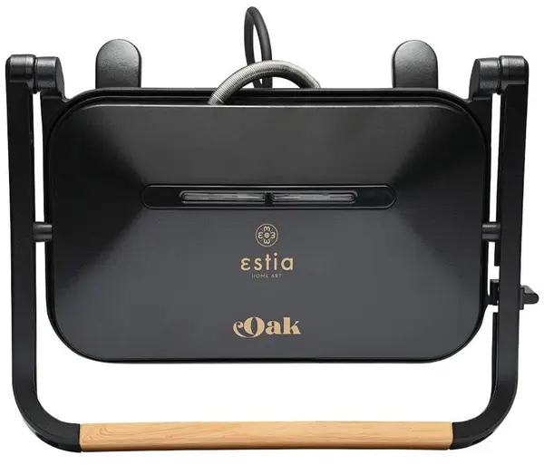 Grătar-toaster Estia - Oak, 1300W, 1 viteză, negru