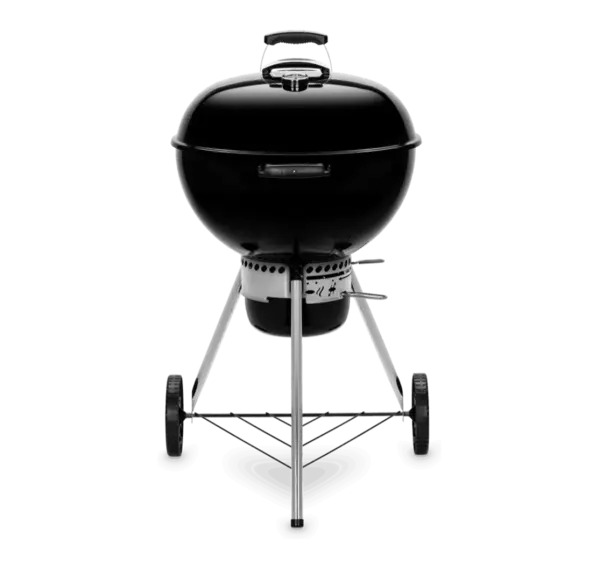 Gratar Weber premium pe carbuni Kettle original cu capac diametru 57 cm de gradina E-5730