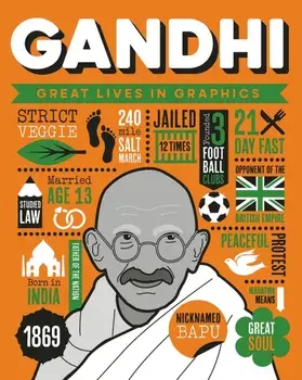 Great Lives in Graphics: Gandhi, Hardback/***