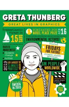 Great Lives in Graphics: Greta Thunberg - Button Books