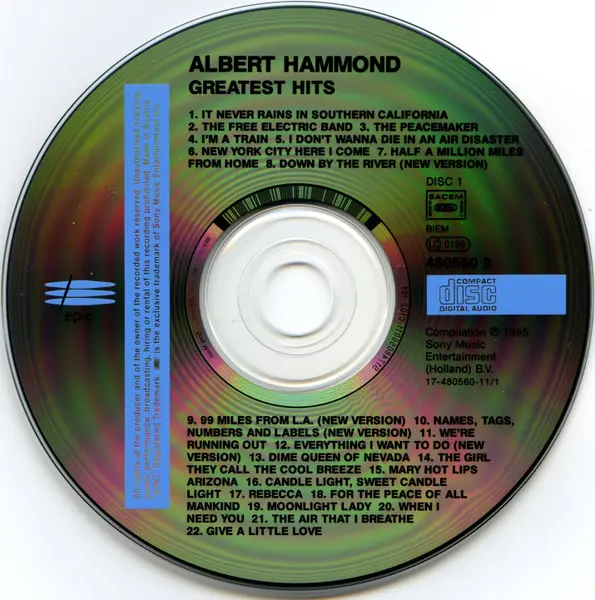 Greatest Hits | Albert Hammond