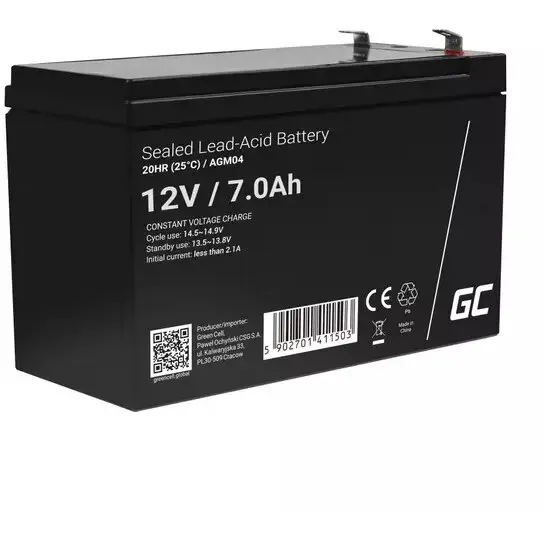 Green Cell Acumulator Green Cell AGM04 12V 7Ah F2