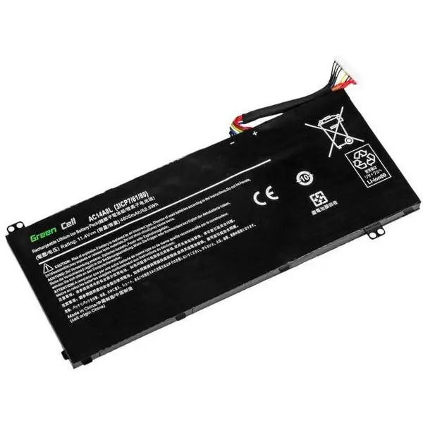 Green Cell Baterie Laptop Green Cell AC14A8L pentru Acer Aspire Nitro V15 VN7-571G/VN7-572G/VN7, Li-Poly 4 celule