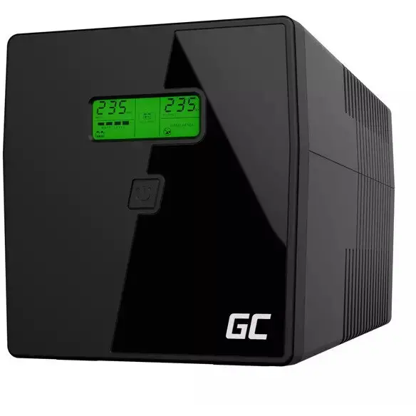 Green Cell PS Green Cell 700W 1000VA Microsine line-interactive USB RJ45 LCD display 2 Prize Schuko 2 IEC