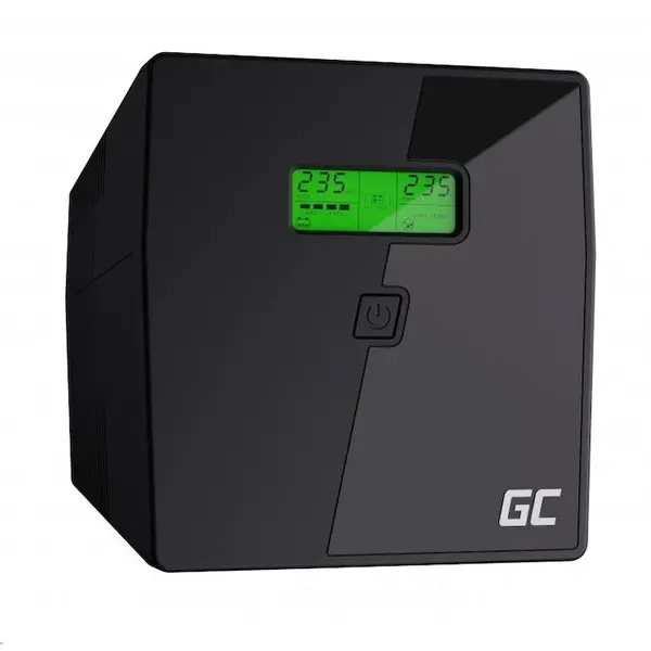 Green Cell UPS Green Cell Line interactiv 1000va/600w, Afisaj LCD
