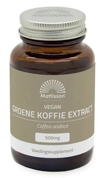 Green Coffee Extract, 500 mg, 60 capsule, Mattisson Healthstyle