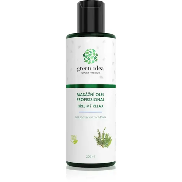 Green Idea Massage oil warm relaxation ulei de masaj 200 ml