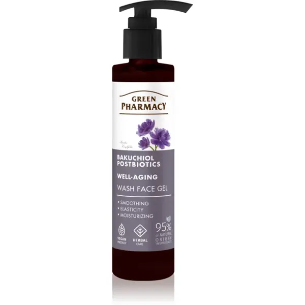 Green Pharmacy Bakuchiol & Postbiotics Face Wash Gel Gel facial de curatare 200 ml