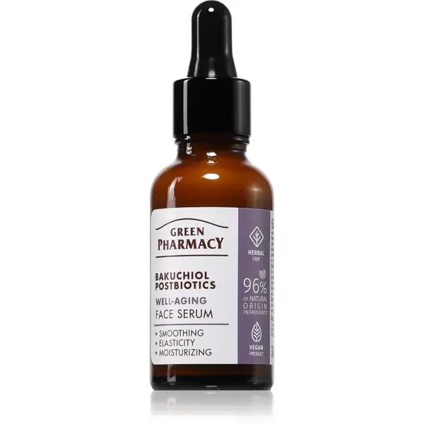 Green Pharmacy Bakuchiol & Postbiotics Serum ser facial anti-îmbătrânire 30 ml