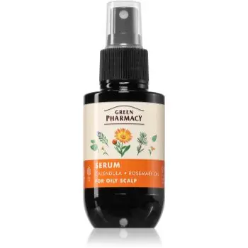 Green Pharmacy Calendula & Rosemary Serum ser pentru par gras