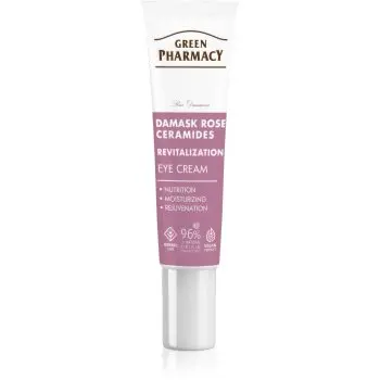 Green Pharmacy Damask Rose & Ceramides Eye Cream crema de ochi revitalizanta