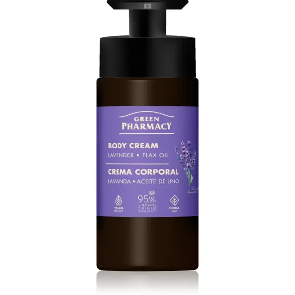 Green Pharmacy Lavender & Flax Oil crema de corp 739 ml