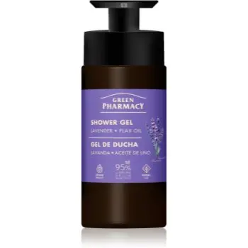 Green Pharmacy Lavender & Flax Oil gel de duș