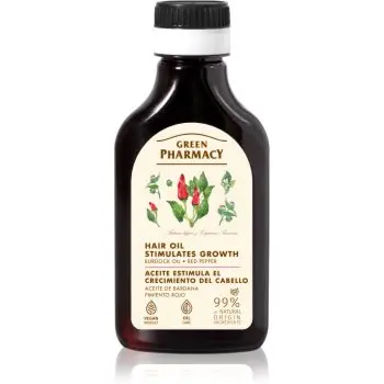 Green Pharmacy Red Peppers Burdock Oil Ulei din brusture pentru stimularea cresterii parului