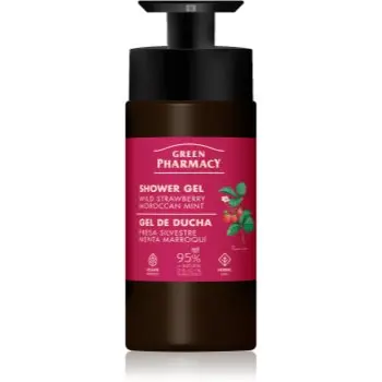 Green Pharmacy Wild Strawberry & Moroccan Mint Oil gel de duș