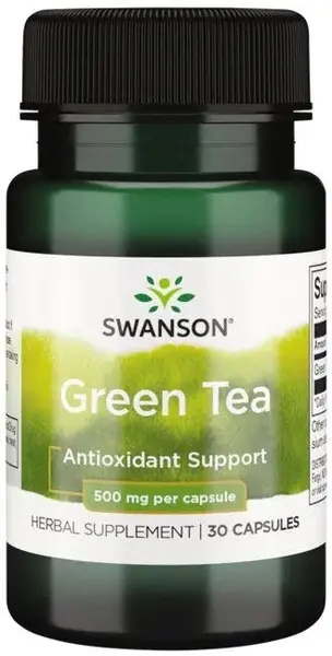 Green Tea, 500 mg, 30 capsule, Swanson