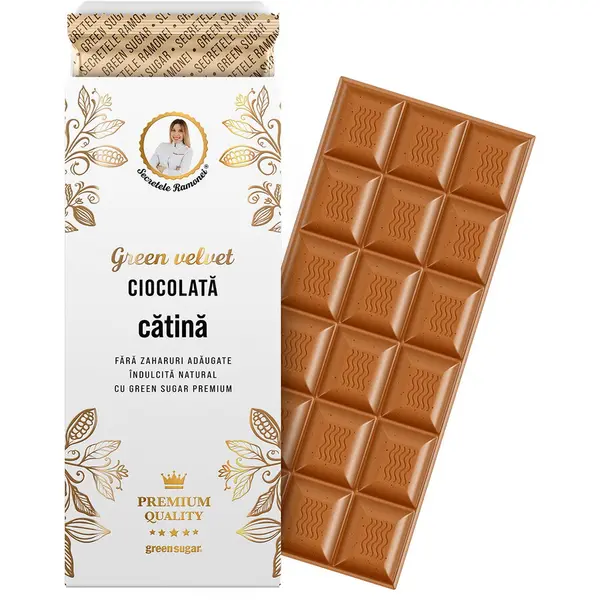 Green Velvet Ciocolata cu Catina Secretele Ramonei 100g